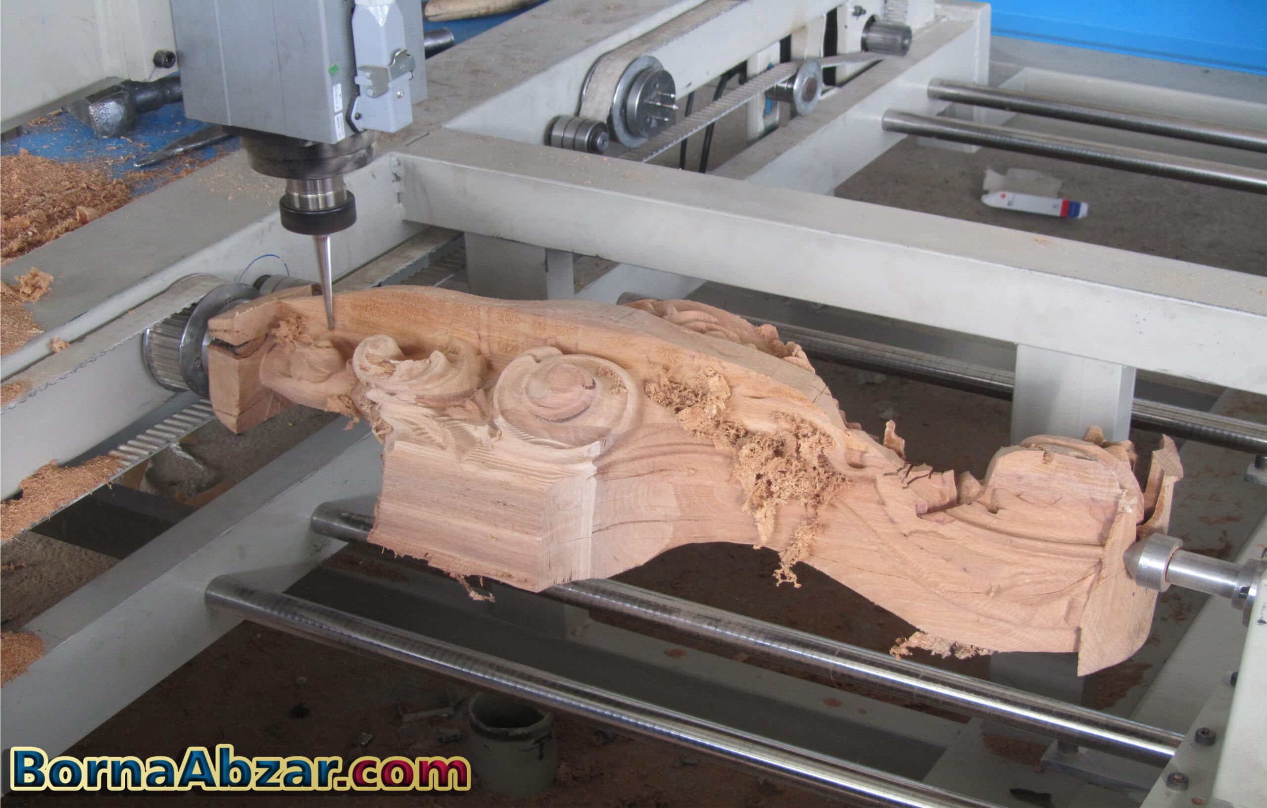 CNC فرز چوب تخت و روتاری نگار (5)